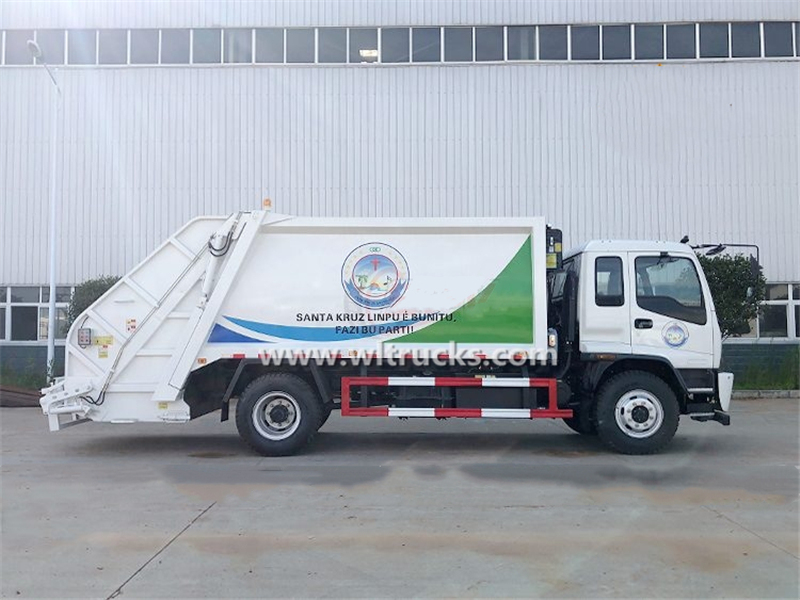 Isuzu 12 cubic meters Compressed garbage truck Isuzu 12 cubic meters Compressed garbage truckIsuzu 12 cubic meters Compressed garbage truck