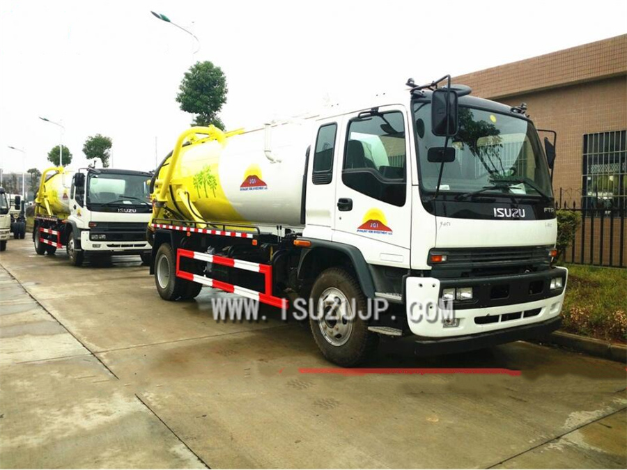 Isuzu 12m3 heavy duty sewage water truck Isuzu 12m3 heavy duty sewage water truck