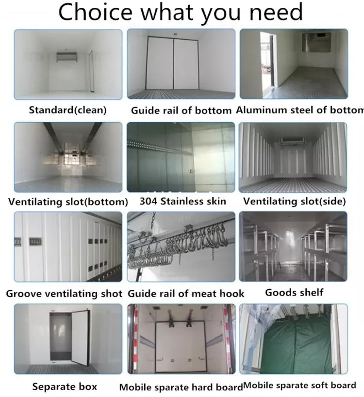 Isuzu Cold chain transport truck box Internal details Isuzu Cold chain transport truck box Internal details