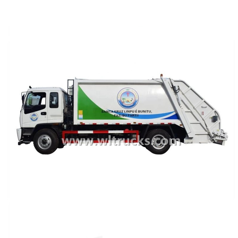 Isuzu FTR 12m3 waste collection compactor refuse truck Isuzu FTR 12m3 waste collection compactor refuse truck