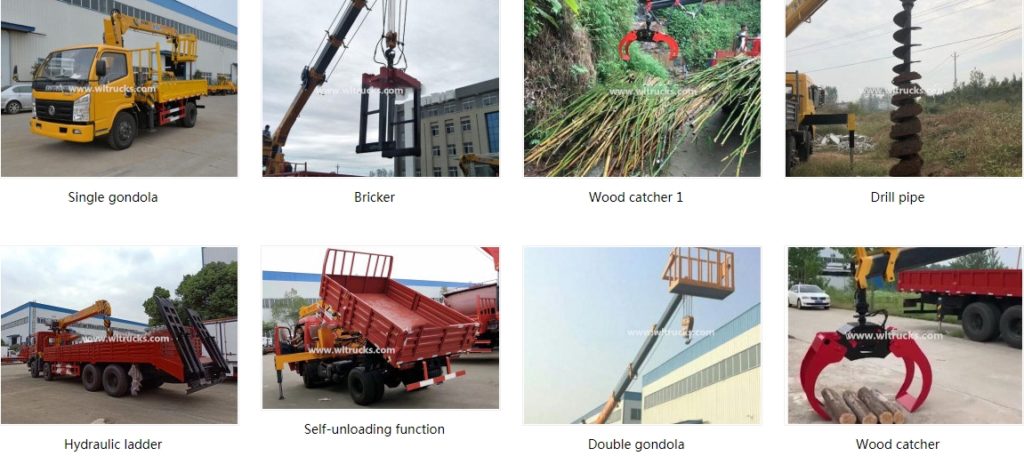 Truck loader crane Optional configuration Truck loader crane Optional configuration