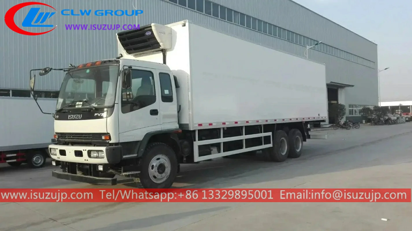 10 tire ISUZU FVZ 25 ton colding room truck 10 tire ISUZU FVZ 25 ton colding room truck
