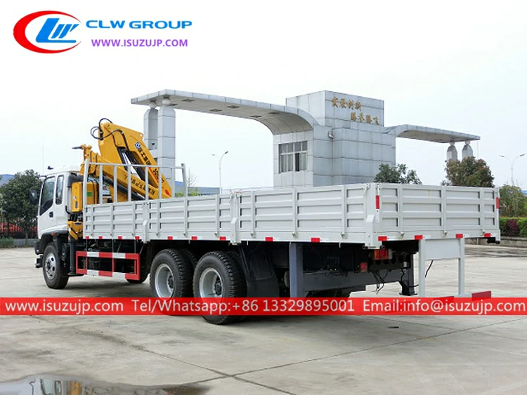 10 tyre ISUZU FVZ 15t Hydraulic Folding Crane truck 10 tyre ISUZU FVZ 15t Hydraulic Folding Crane truck