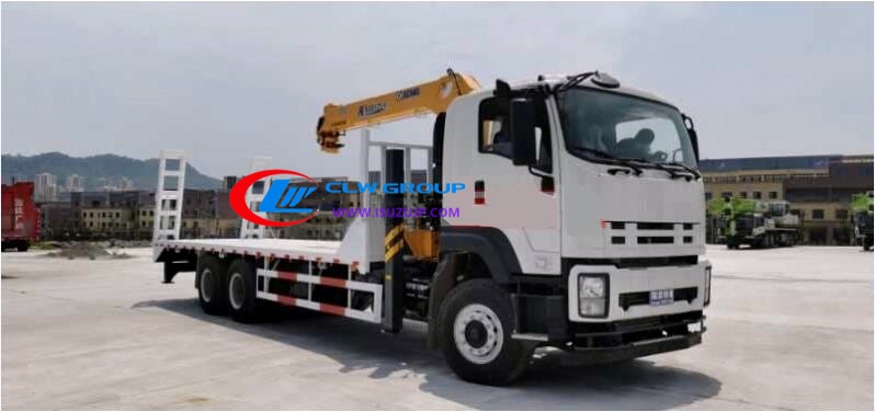 10 wheel ISUZU 20t excavator transportation truck 10 wheel ISUZU 20t excavator transportation truck