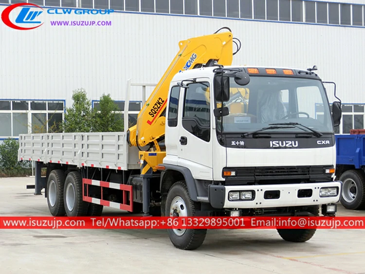 10 wheel ISUZU FVZ 15mt knuckle boom crane 10 wheel ISUZU FVZ 15mt knuckle boom crane