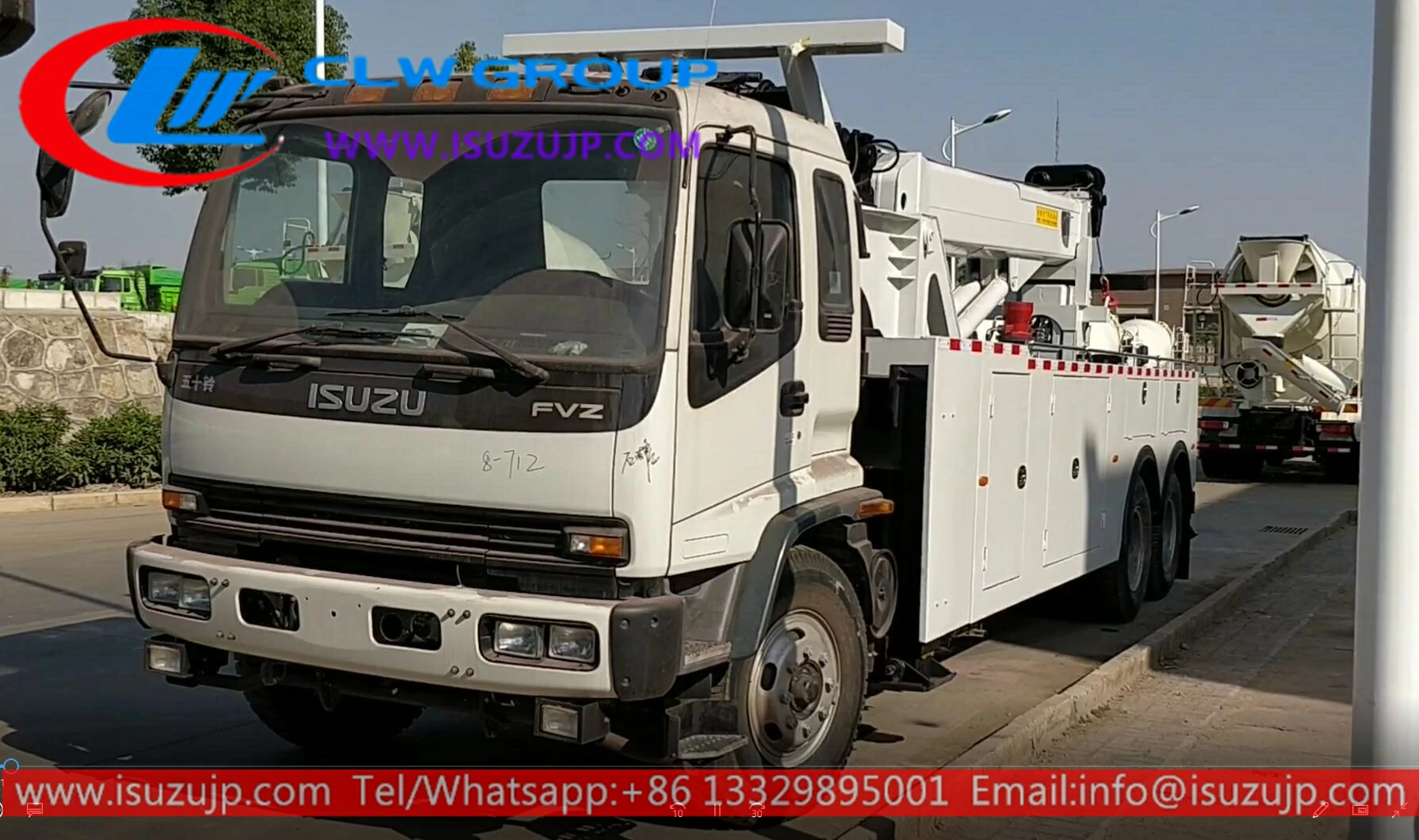 10 wheel ISUZU FVZ 25 ton tow truck recovery 10 wheel ISUZU FVZ 25 ton tow truck recovery