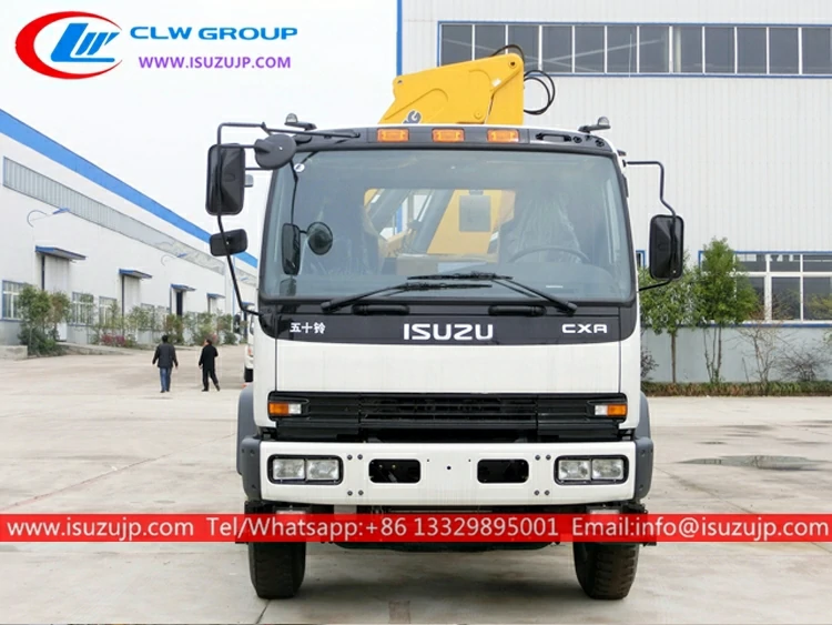10 wheeler ISUZU FVZ 15000kg folding arm crane truck 10 wheeler ISUZU FVZ 15000kg folding arm crane truck