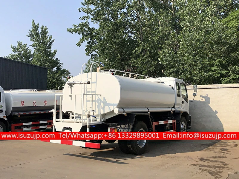 6 tire ISUZU FTR 12000L sprinkling water tanker truck 6 tire ISUZU FTR 12000L sprinkling water tanker truck