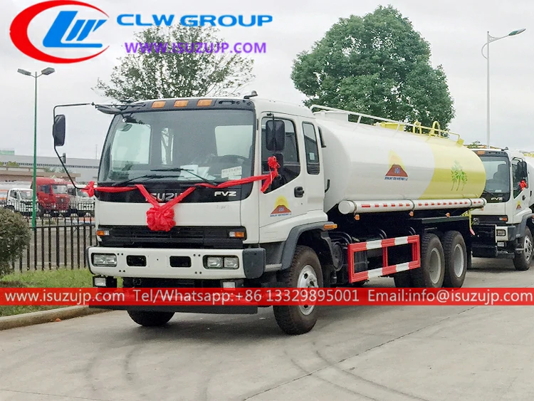 6X4 ISUZU FVZ 20000liters water tanker for sale 6X4 ISUZU FVZ 20000liters water tanker for sale