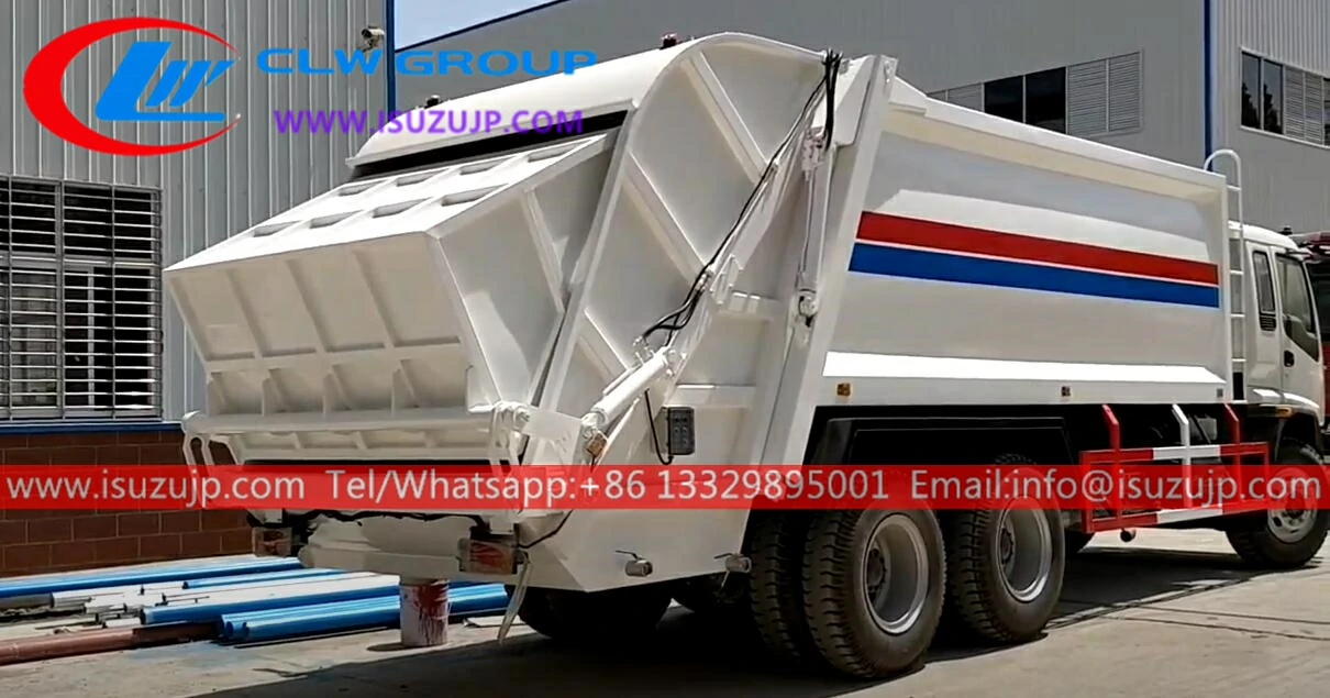 6x4 ISUZU FVZ 16m3 rear load trash truck 6x4 ISUZU FVZ 16m3 rear load trash truck