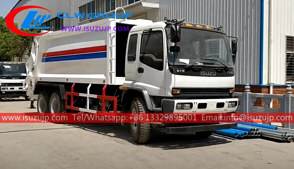 6x4 ISUZU FVZ 16m3 rear loader dumpster 6x4 ISUZU FVZ 16m3 rear loader dumpster