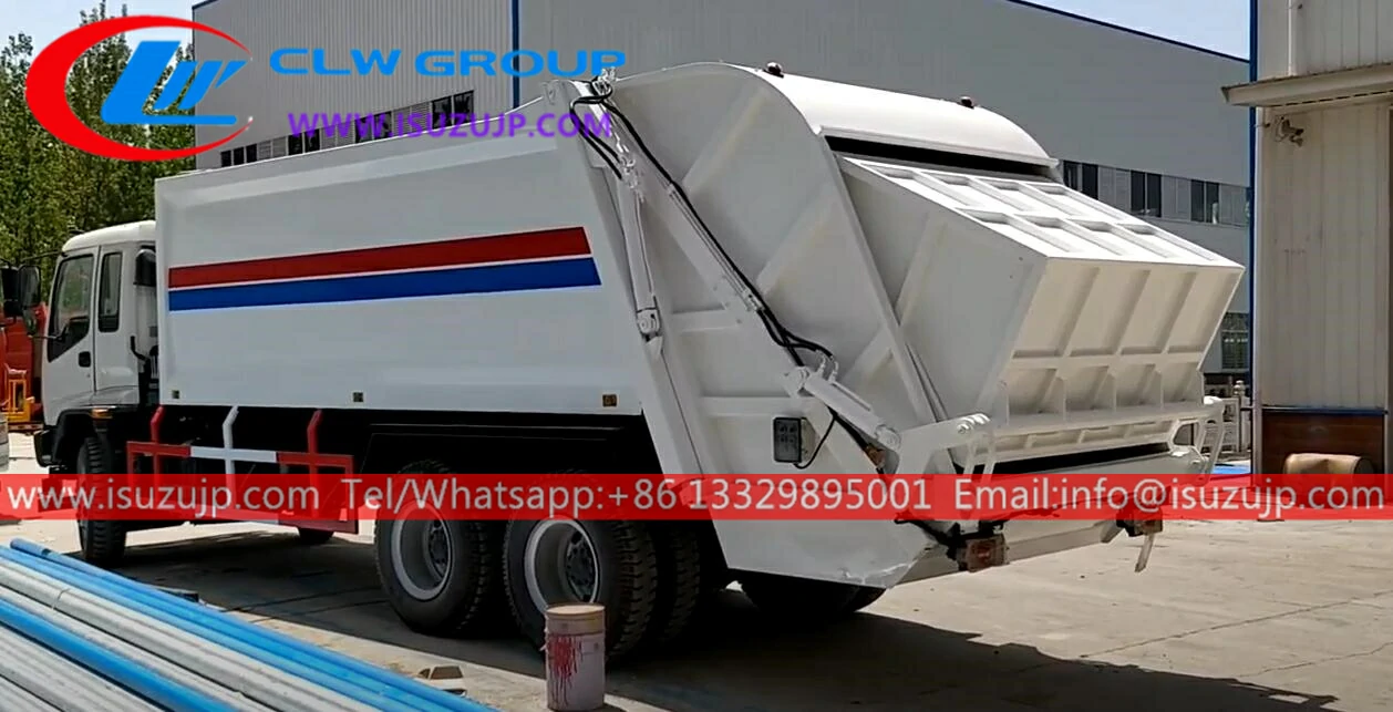 6x4 ISUZU FVZ 16m3 waste management rear loader garbage truck 6x4 ISUZU FVZ 16m3 waste management rear loader garbage truck
