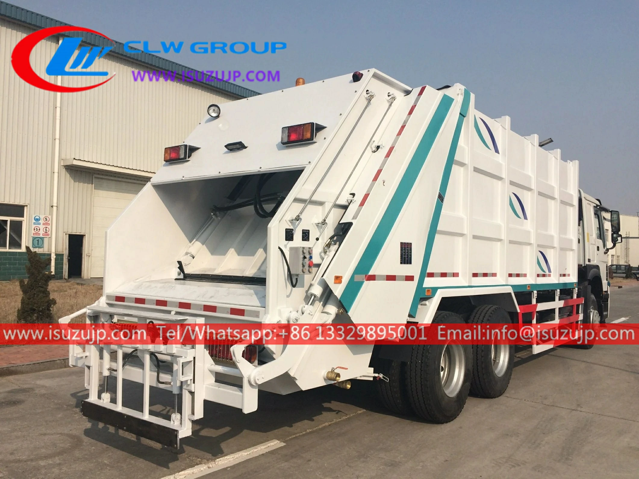 6x4 ISUZU GIGA 20cbm rear load garbage truck for sale 6x4 ISUZU GIGA 20cbm rear load garbage truck for sale