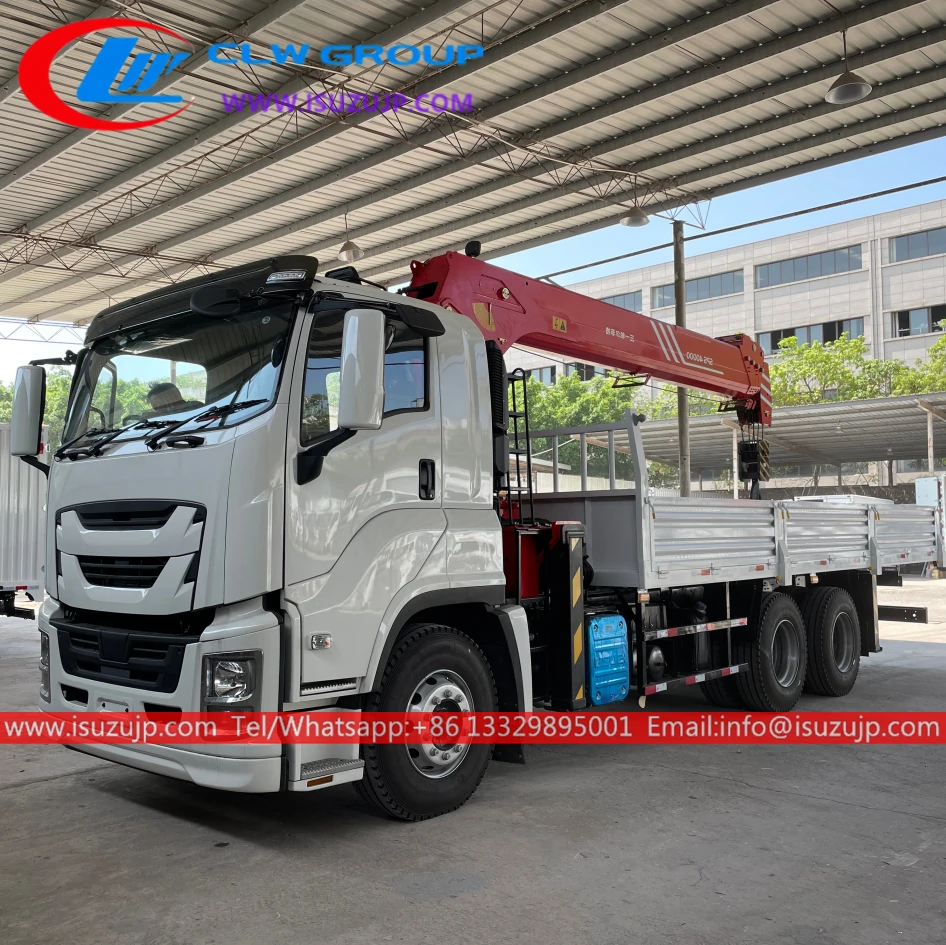 6×4 ISUZU GIGA 10 ton crane truck for sale 6×4 ISUZU GIGA 10 ton crane truck for sale