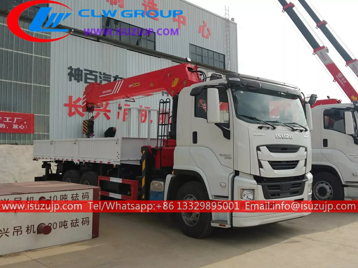 6×4 ISUZU GIGA 16 ton vehicle mounted crane 6×4 ISUZU GIGA 16 ton vehicle mounted crane