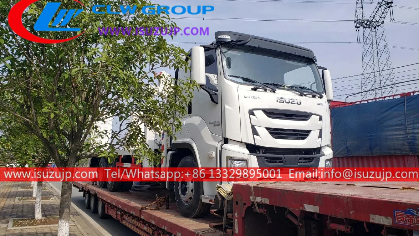 8×4 ISUZU GIGA 30 ton heavy duty flat deck truck 8×4 ISUZU GIGA 30 ton heavy duty flat deck truck