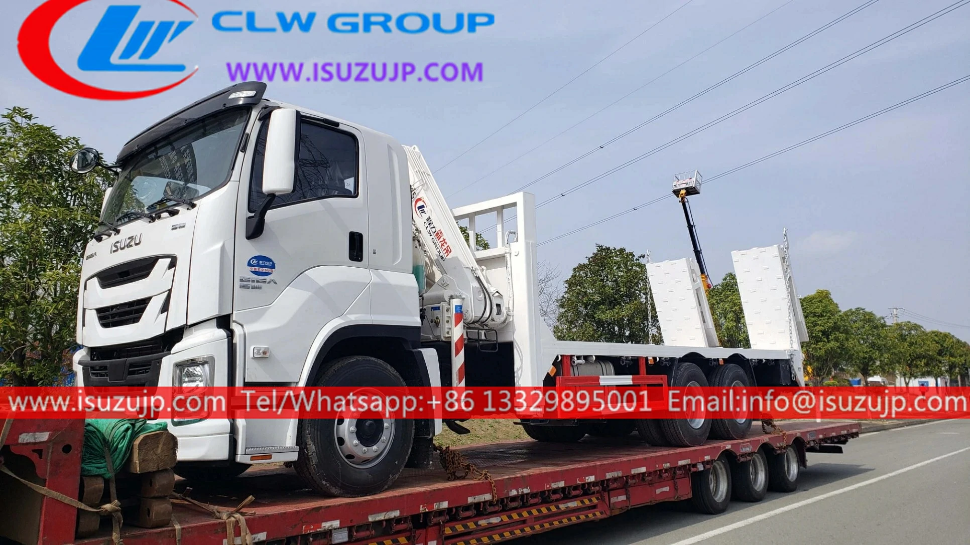 8×4 ISUZU GIGA 30 ton heavy duty flatbed lorry 8×4 ISUZU GIGA 30 ton heavy duty flatbed lorry