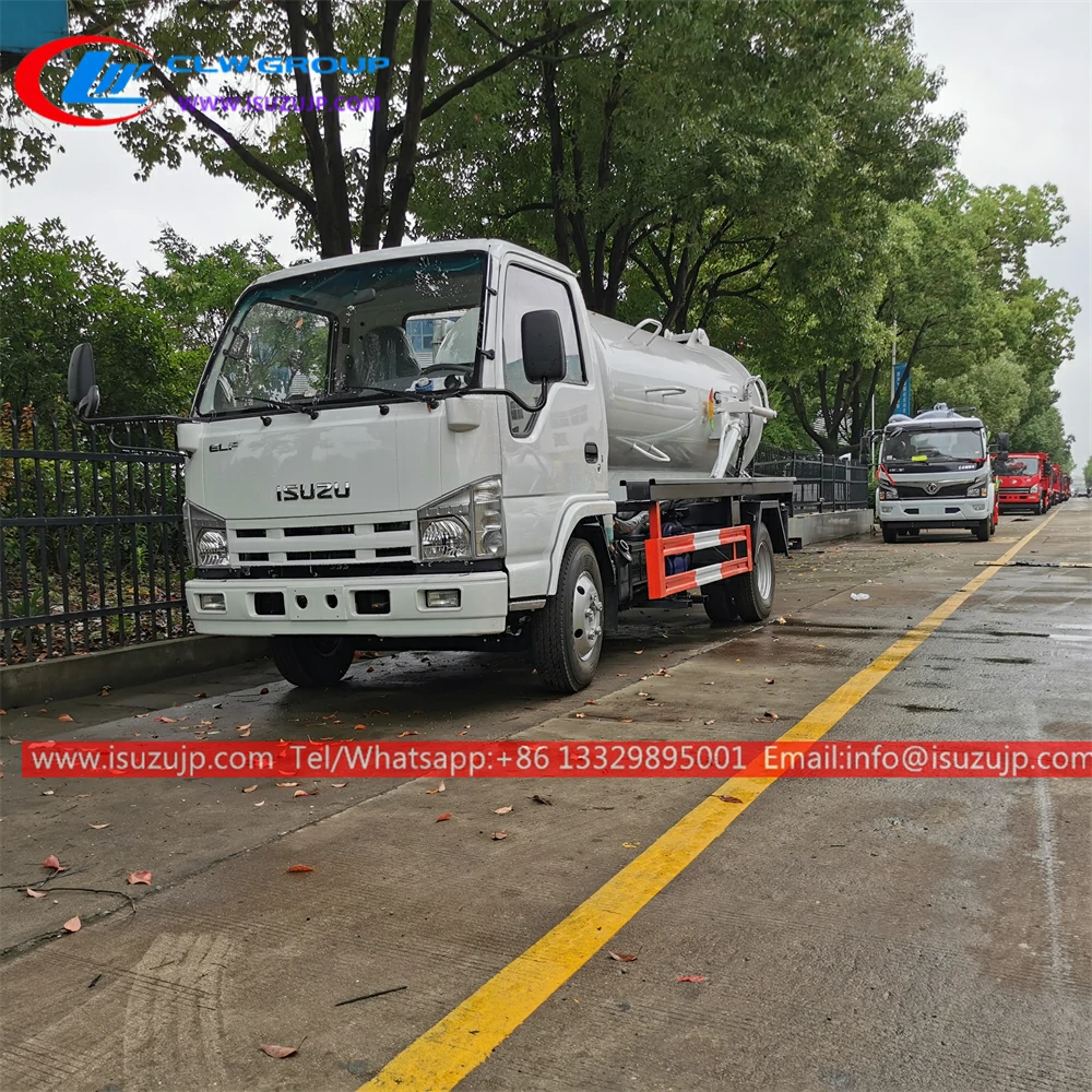 ISUZU mini 4000liters sewer pump truck ISUZU mini 4000liters sewer pump truck