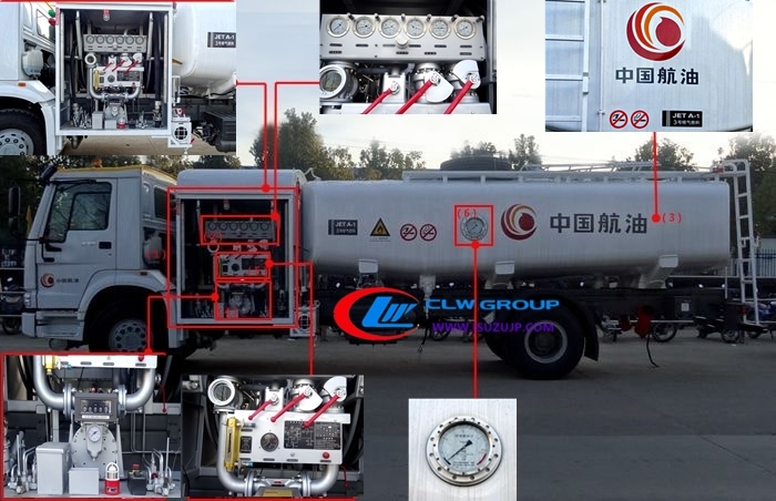 Aircraft refueling truck structure picture Aircraft refueling truck structure picture