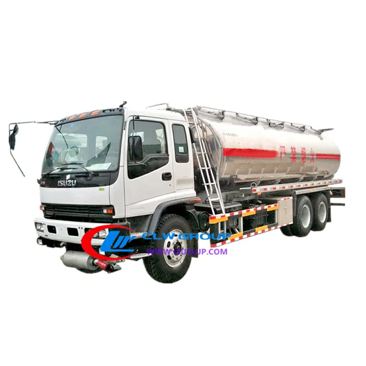 ISUZU 10cbm aluminum fuel tanker truck ISUZU 10cbm aluminum fuel tanker truck