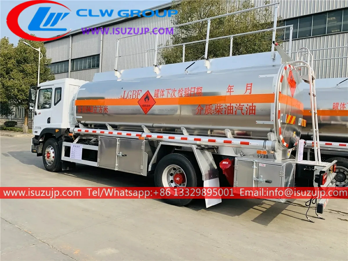 ISUZU 10cbm aluminum fuel truck for sale ISUZU 10cbm aluminum fuel truck for sale