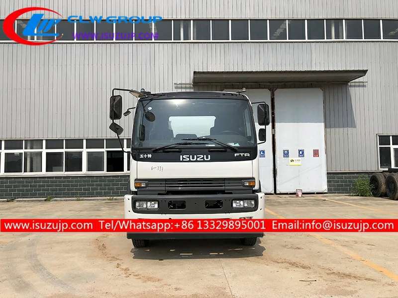 ISUZU 10m3 Stainless steel vacuum suction truck ISUZU 10m3 Stainless steel vacuum suction truck