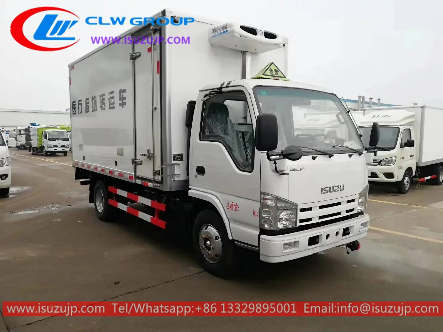ISUZU ELF 3 ton medical waste transport truck