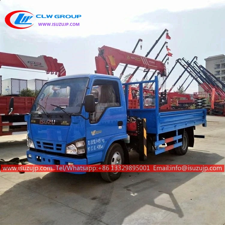 ISUZU 3 tonne hydraulic small truck crane ISUZU 3 tonne hydraulic small truck crane