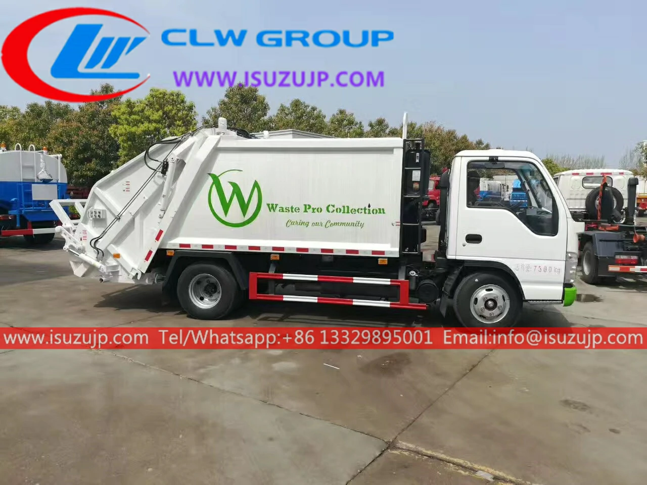 ISUZU 3cbm Mini mobile refuse compactor ISUZU 3cbm Mini mobile refuse compactor