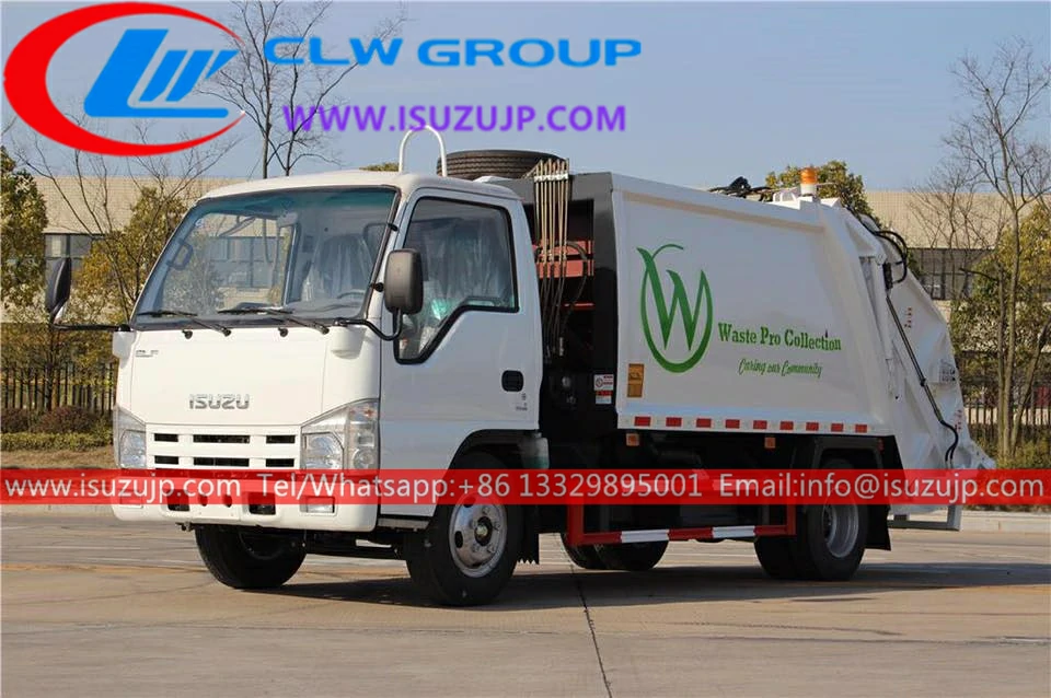 ISUZU 3cbm Mini refuse compactor truck for sale ISUZU 3cbm Mini refuse compactor truck for sale