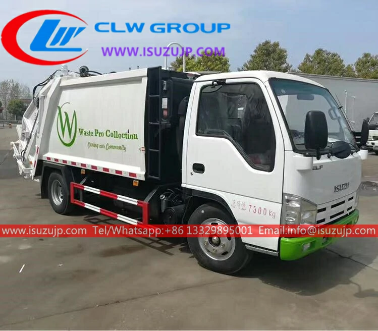 ISUZU 3cbm Mini trash compactor truck for sale ISUZU 3cbm Mini trash compactor truck for sale