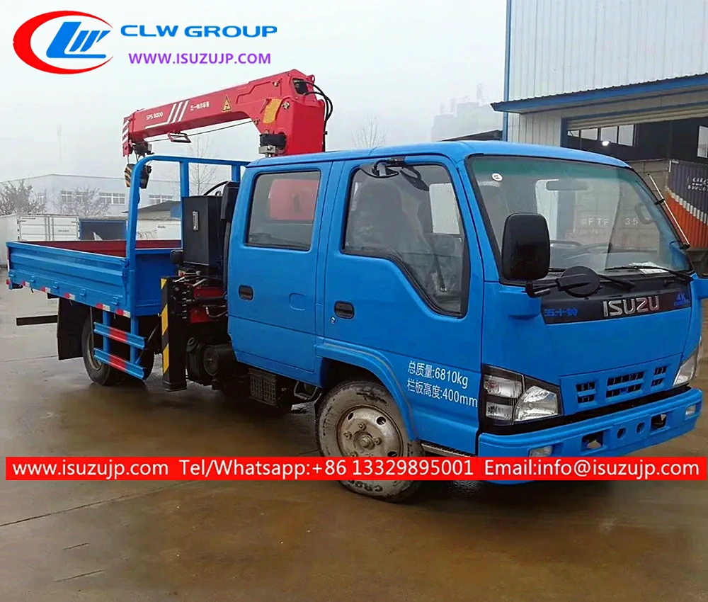 ISUZU 3mt straight arm crane truck ISUZU 3mt straight arm crane truck