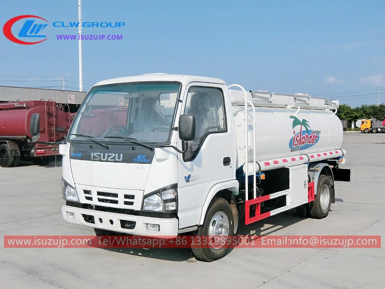 ISUZU 4K-ENGINE 6000L fuel bowser truck ISUZU 4K-ENGINE 6000L fuel bowser truck