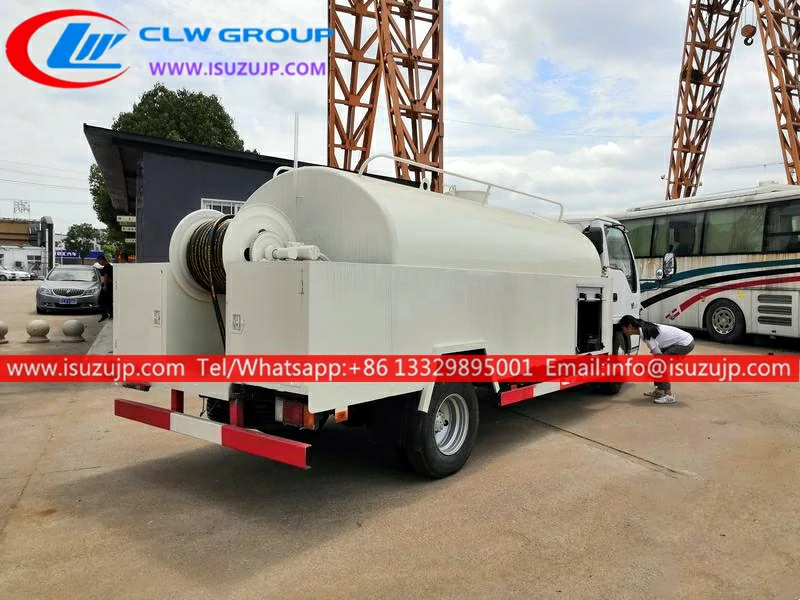 ISUZU 5 cubic meters jetting pressure truck ISUZU 5 cubic meters jetting pressure truck