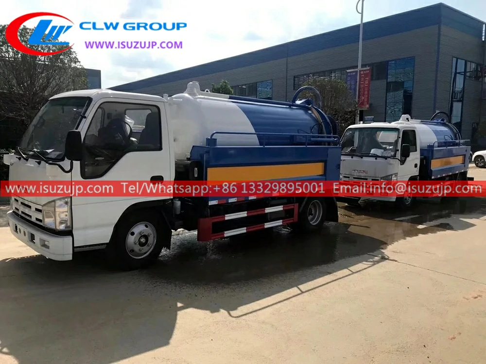 ISUZU 5000L sewer jetting trucks ISUZU 5000L sewer jetting trucks