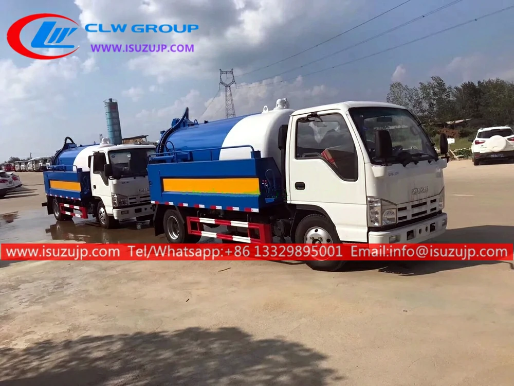 ISUZU 5cbm sewer flushing truck ISUZU 5cbm sewer flushing truck