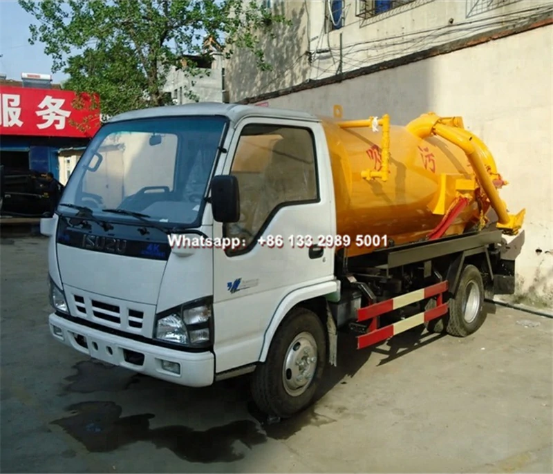 ISUZU 5cbm vacuum tank truck ISUZU 5cbm vacuum tank truck