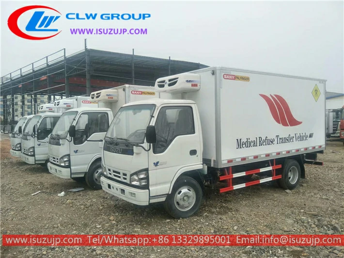 ISUZU 5m long box medical waste transfer truck ISUZU 5m long box medical waste transfer truck