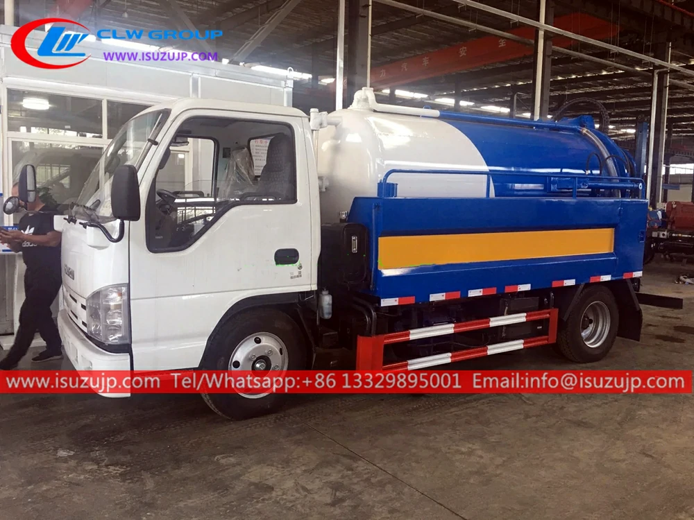 ISUZU 5m3 jetting sewage cleaner truck ISUZU 5m3 jetting sewage cleaner truck