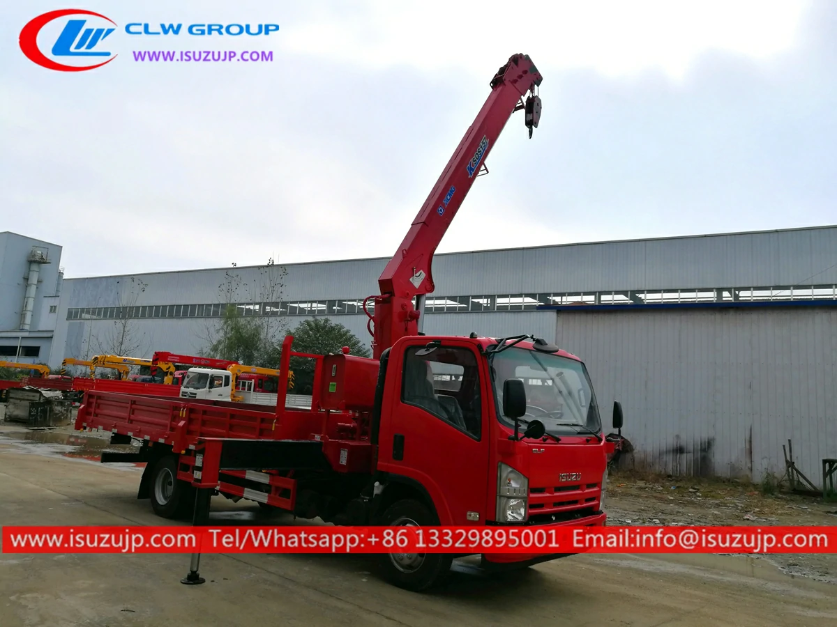 ISUZU 5mt boom crane truck mounted ISUZU 5mt boom crane truck mounted