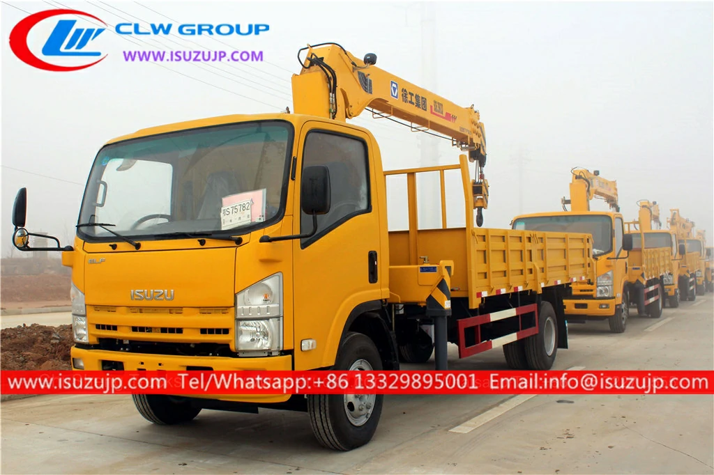ISUZU 6ton XCMG crane trucks