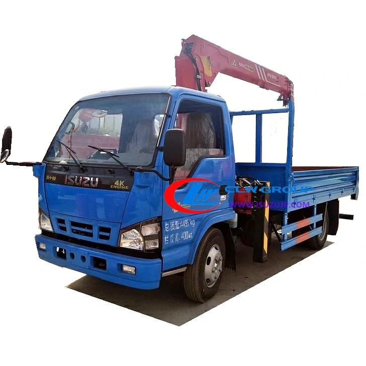 ISUZU 600P palfinger small truck lift crane ISUZU 600P palfinger small truck lift crane