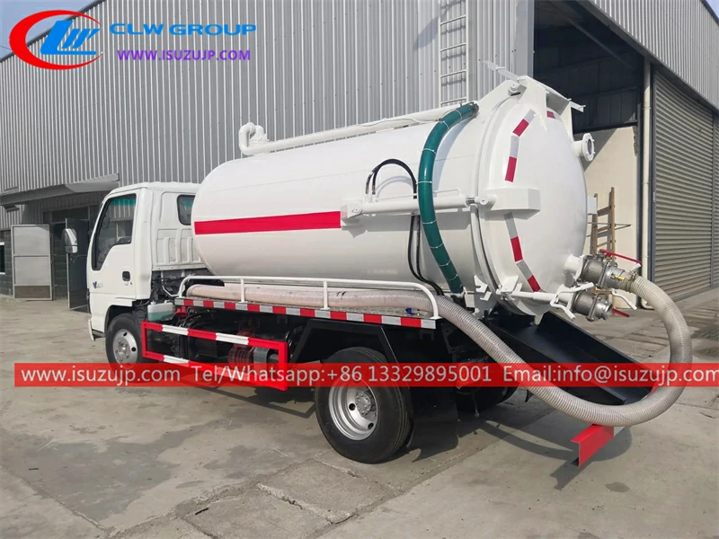ISUZU 6cbm small vacuum truck sale ISUZU 6cbm small vacuum truck sale