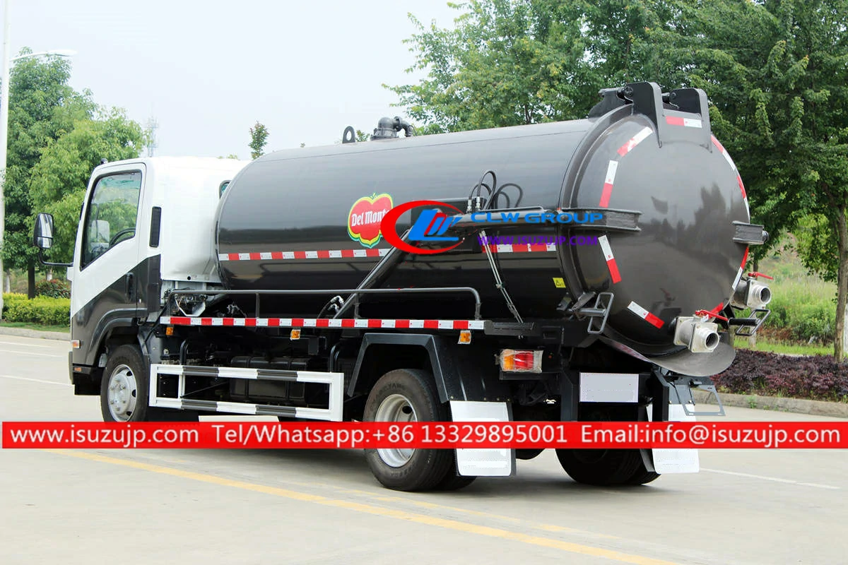 ISUZU 8 cubic meters vacuum pump trucks ISUZU 8 cubic meters vacuum pump trucks