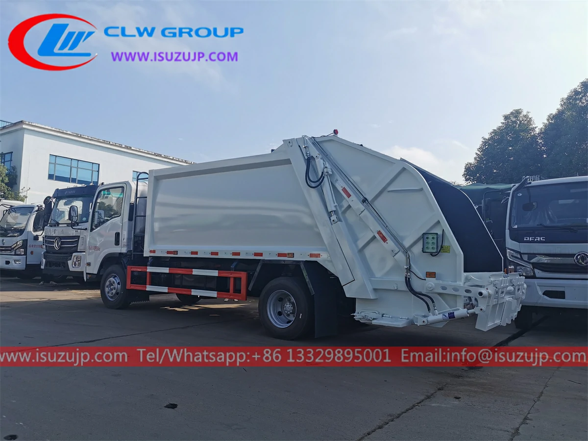 ISUZU 8 cubic meters waste management garbage truck ISUZU 8 cubic meters waste management garbage truck