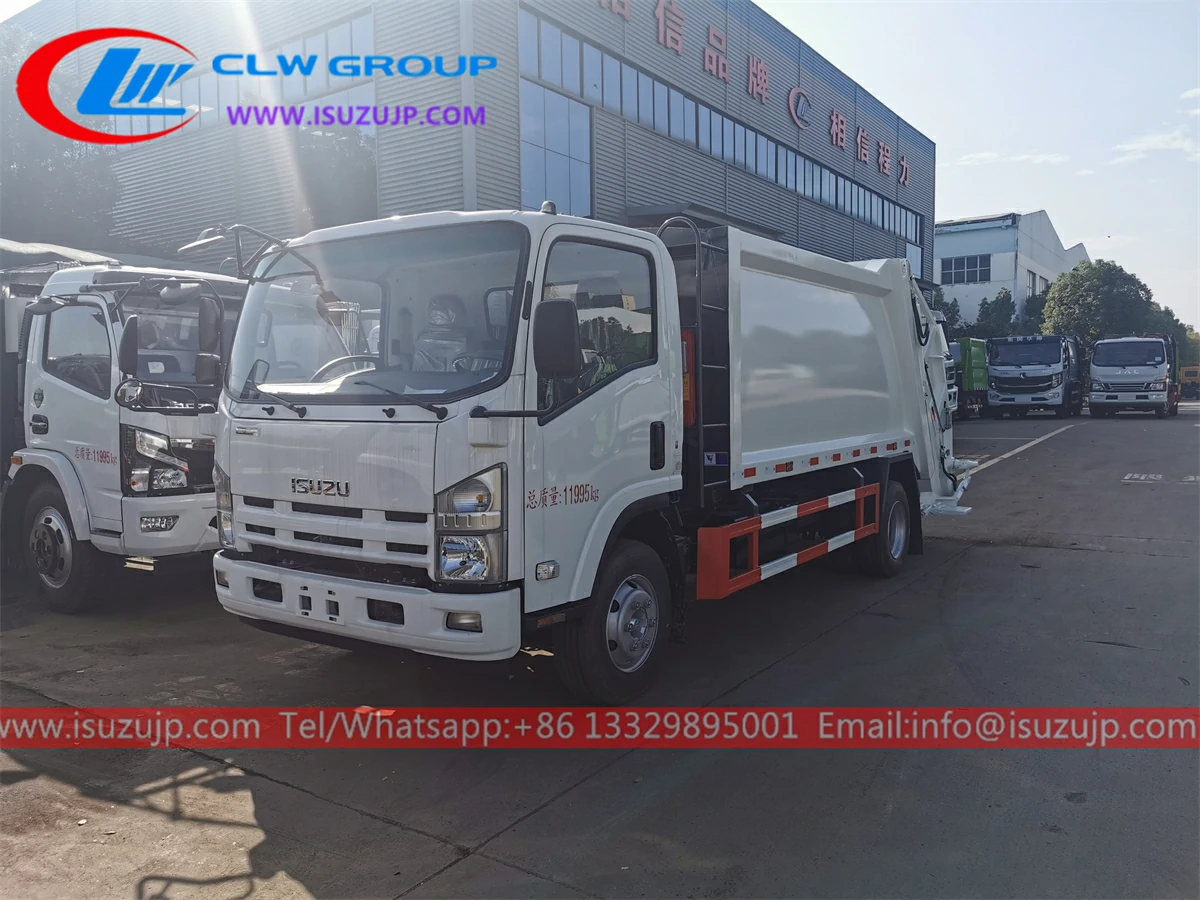 ISUZU 8 ton garbage truck with compactor ISUZU 8 ton garbage truck with compactor