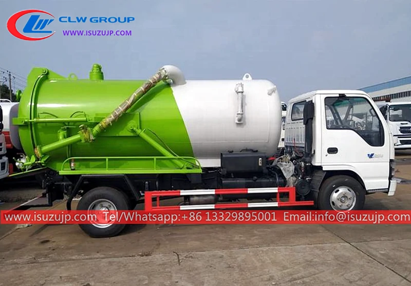 ISUZU 8cbm vacuum suction truck ISUZU 8cbm vacuum suction truck