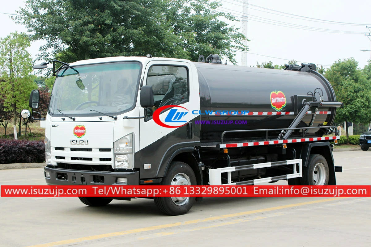 ISUZU 8cbm vacuum tanker truck ISUZU 8cbm vacuum tanker truck