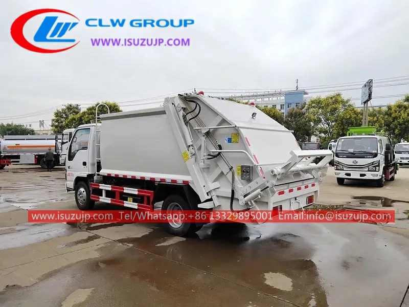 ISUZU 8m3 blue garbage truck ISUZU 8m3 blue garbage truck