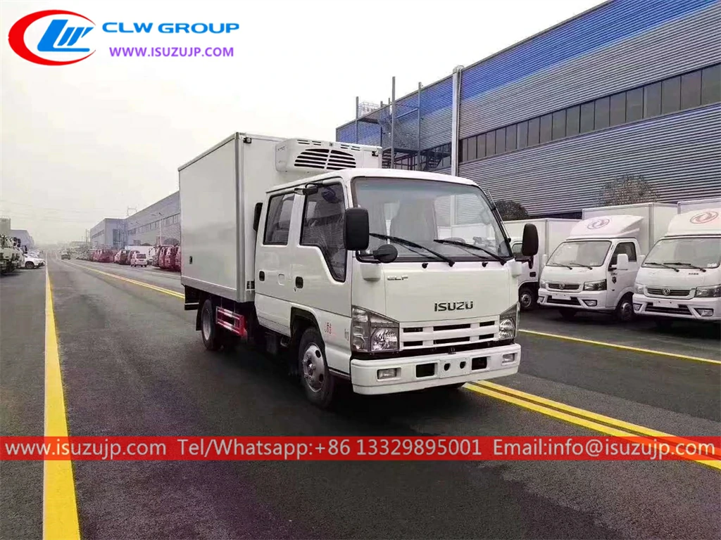 ISUZU 3t Double cabin mini refrigerated van reefer truck